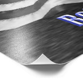 警察 フォトプリント            (角)