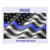 警察 フォトプリント            (正面)