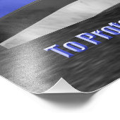 警察 フォトプリント            (角)