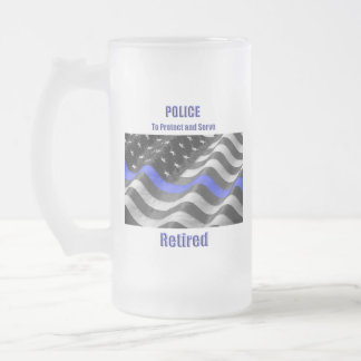 警察 フロストグラスビールジョッキ