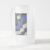 警察 フロストグラスビールジョッキ (正面左)