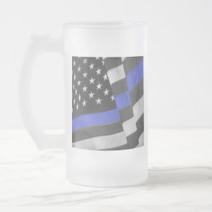 警察 フロストグラスビールジョッキ
