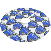 警察 ブラッシュドポリエステルツリースカート (アングル)