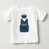 警察 ベビーTシャツ (正面)