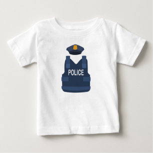 警察 ベビーTシャツ