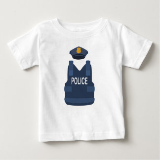 警察 ベビーTシャツ