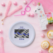 警察 ペーパープレート (パーティー)