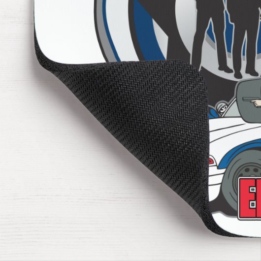 警察 マウスパッド (コーナー)