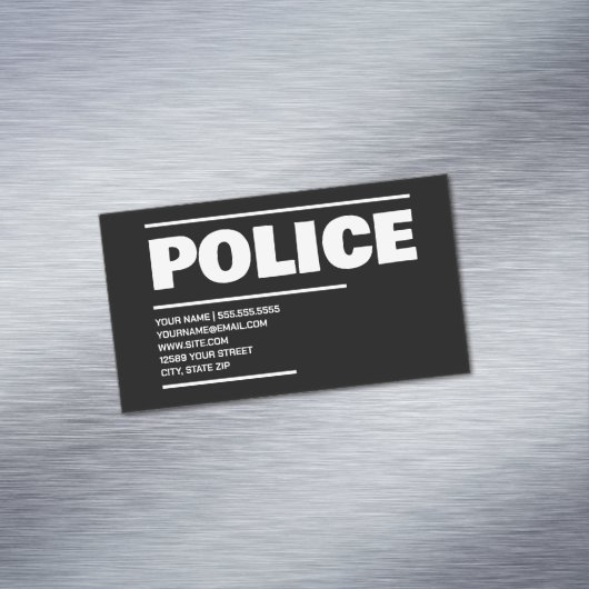 警察 マグネット名刺 (インサイチュ)