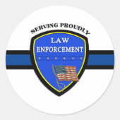警察 ラウンドシール (正面)