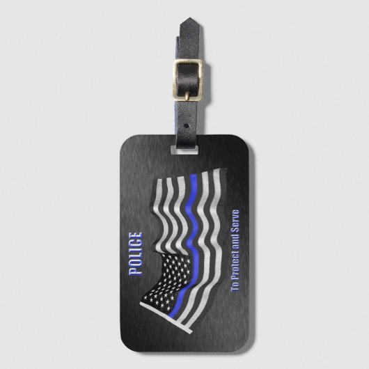 警察 ラゲッジタグ (正面縦)
