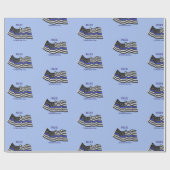警察 ラッピングペーパー (フラット)