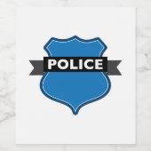 警察 ワインラベル (シングルラベル)