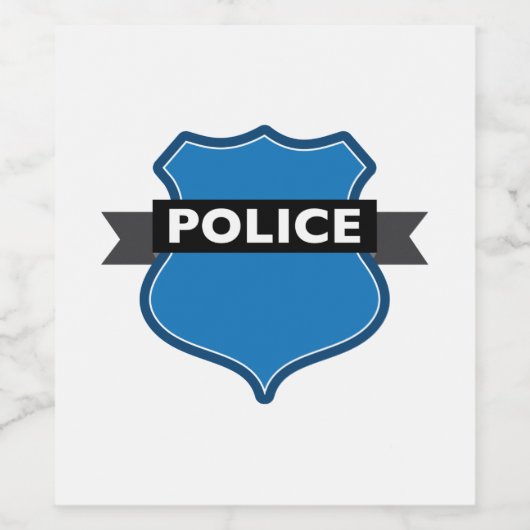 警察 ワインラベル (シングルラベル)