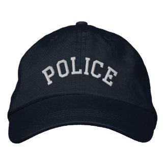 警察 刺繍入りキャップ