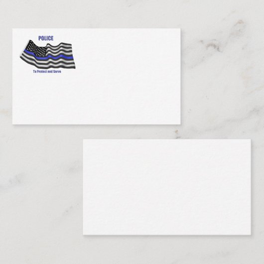 警察 名刺 (正面/裏面)