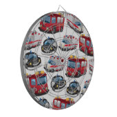 警察、救急車、消防車 ダーツボード (正面左)