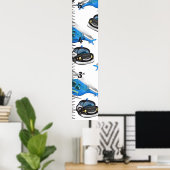 警察、救急車、火災の澄ん生長図 ポスター (ホームオフィス)