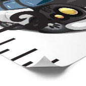 警察、救急車、火災の澄ん生長図 ポスター (角)