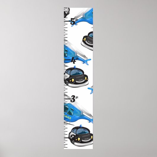 警察、救急車、火災の澄ん生長図 ポスター (正面)