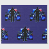 警察・法執行紙 ラッピングペーパー (フラット)