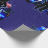 警察・法執行紙 ラッピングペーパー (角)