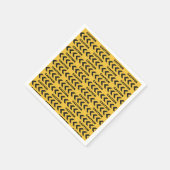 警察 – 注意 スタンダードカクテルナプキン (角)