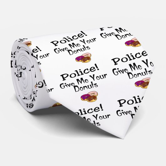 警察! 私にあなたのドーナツを与えて下さい ネクタイ (ロール)