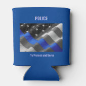 警察 缶クーラー (裏面)