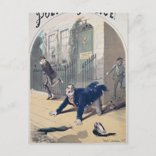 警察!警察!宋本の表紙, c.1865 ポストカード (正面)