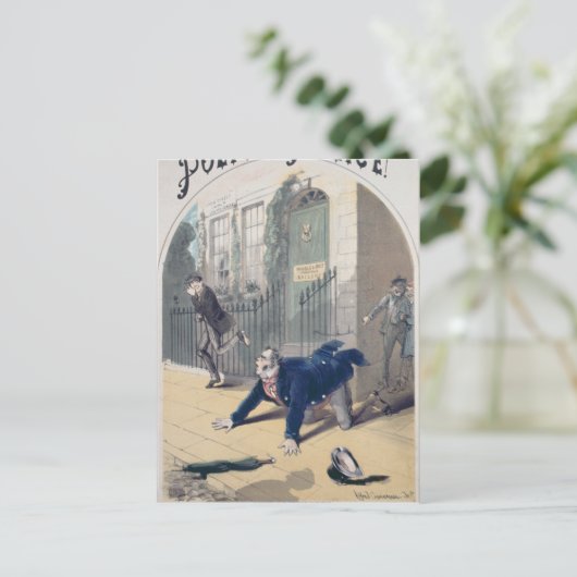 警察!警察!宋本の表紙, c.1865 ポストカード (スタンド正面)