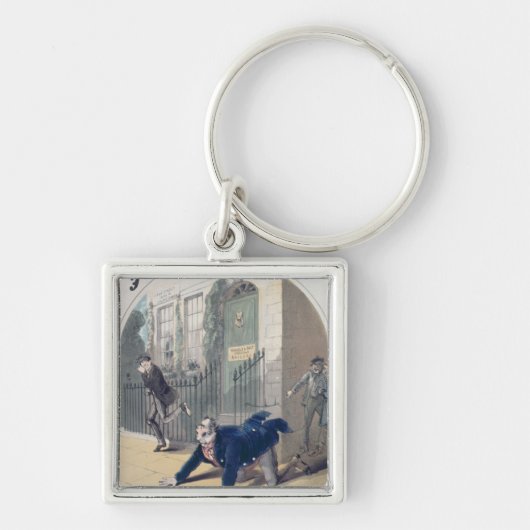 警察! 警察! 歌の表紙、c.1865 キーホルダー (正面)