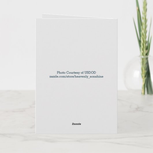 警察 – 軍隊K9共感表 カード (裏面)