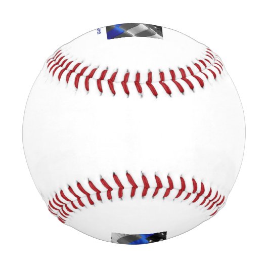 警察 野球ボール (裏面)