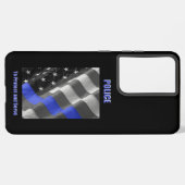 警察 SAMSUNG GALAXYケース (左側面)