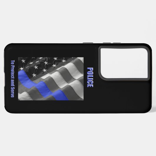 警察 SAMSUNG GALAXYケース (左側面)