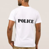 警察 Tシャツ (裏面)