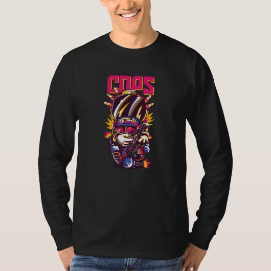 警察 Tシャツ (正面)
