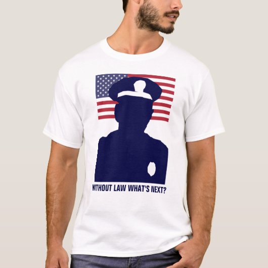 警察 Tシャツ (正面)