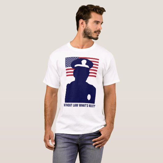 警察 Tシャツ (正面フル)