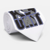 警察K9の単位の足のプリント ネクタイ (ロール)