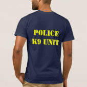 警察K9の単位 Tシャツ (裏面)