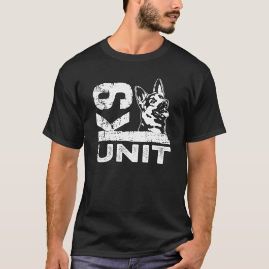 警察K9トレーナー3 Tシャツ (正面)