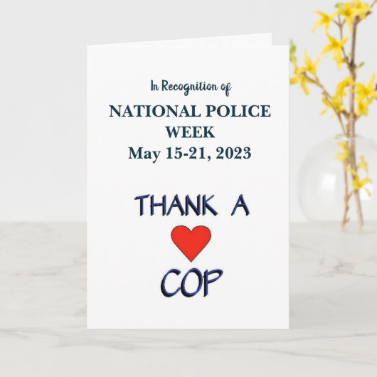 警感謝してい官カード カード (黄色い花)