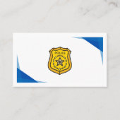 警感謝してい官 コーリングカード (正面)