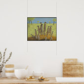 警戒して ポスター (キッチン)