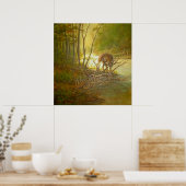 警戒して ポスター (キッチン)