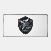 "警戒し続けるはっきりしたやる気を起こさせるデザイン" デスクマット (正面)