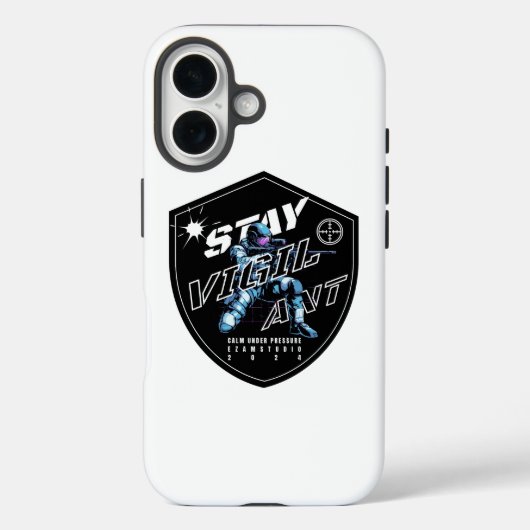 "警戒し続けるはっきりしたやる気を起こさせるデザイン" Case-Mate iPhoneケース (裏面)