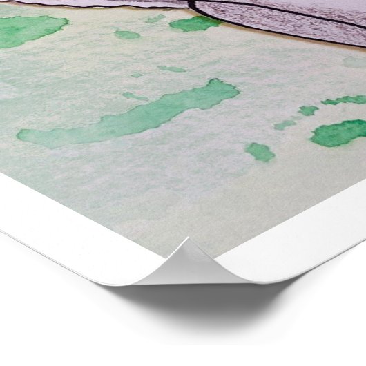 警戒と警戒リス ポスター (角)